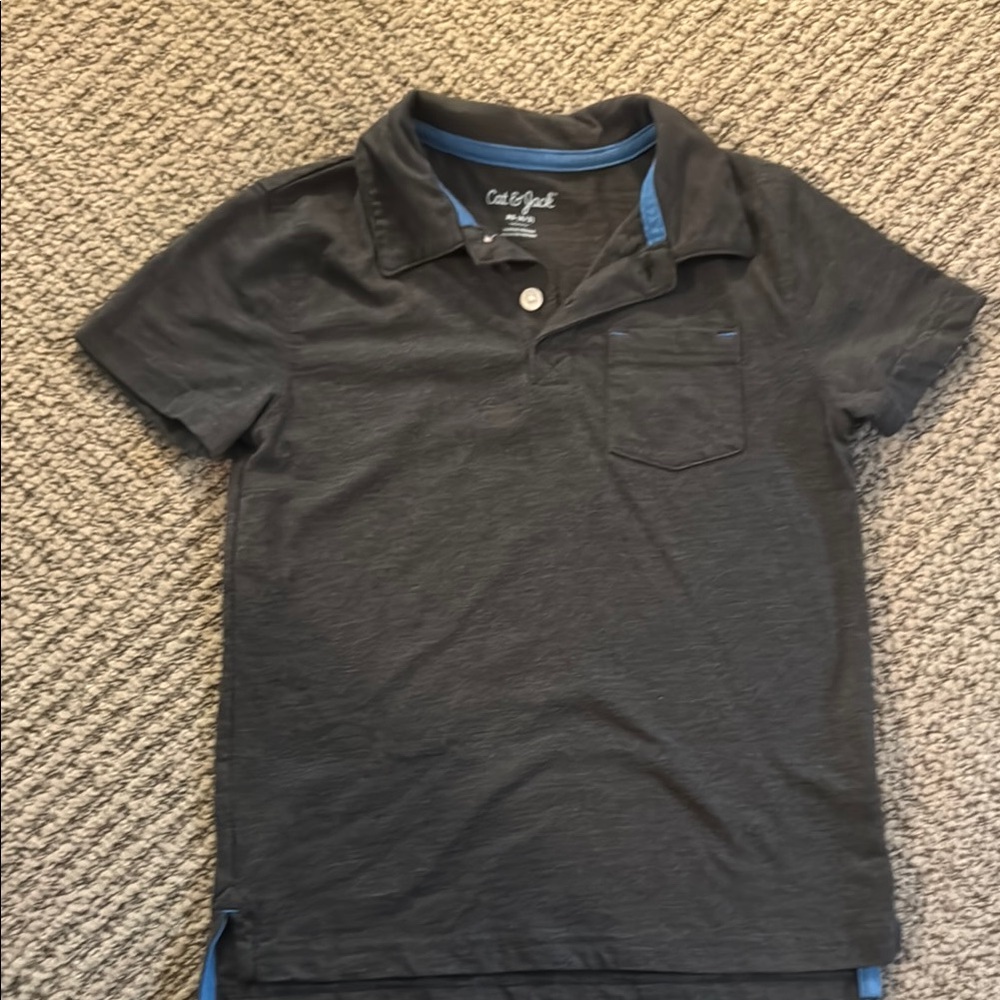Cat & Jack Kids Gray Polo Shirt